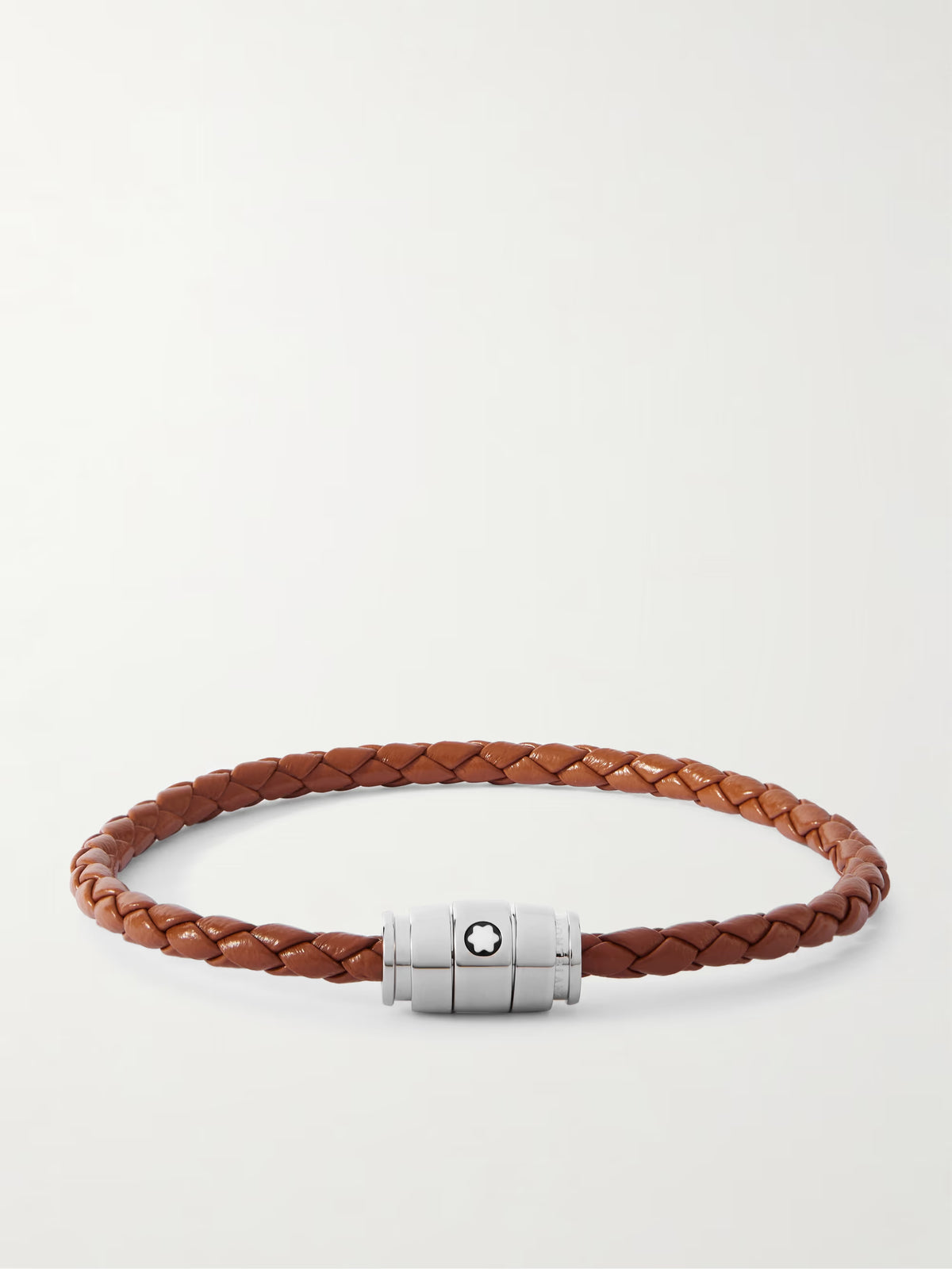 Pulseira Montblanc de Couro com Fecho em Aço - Cayenne
