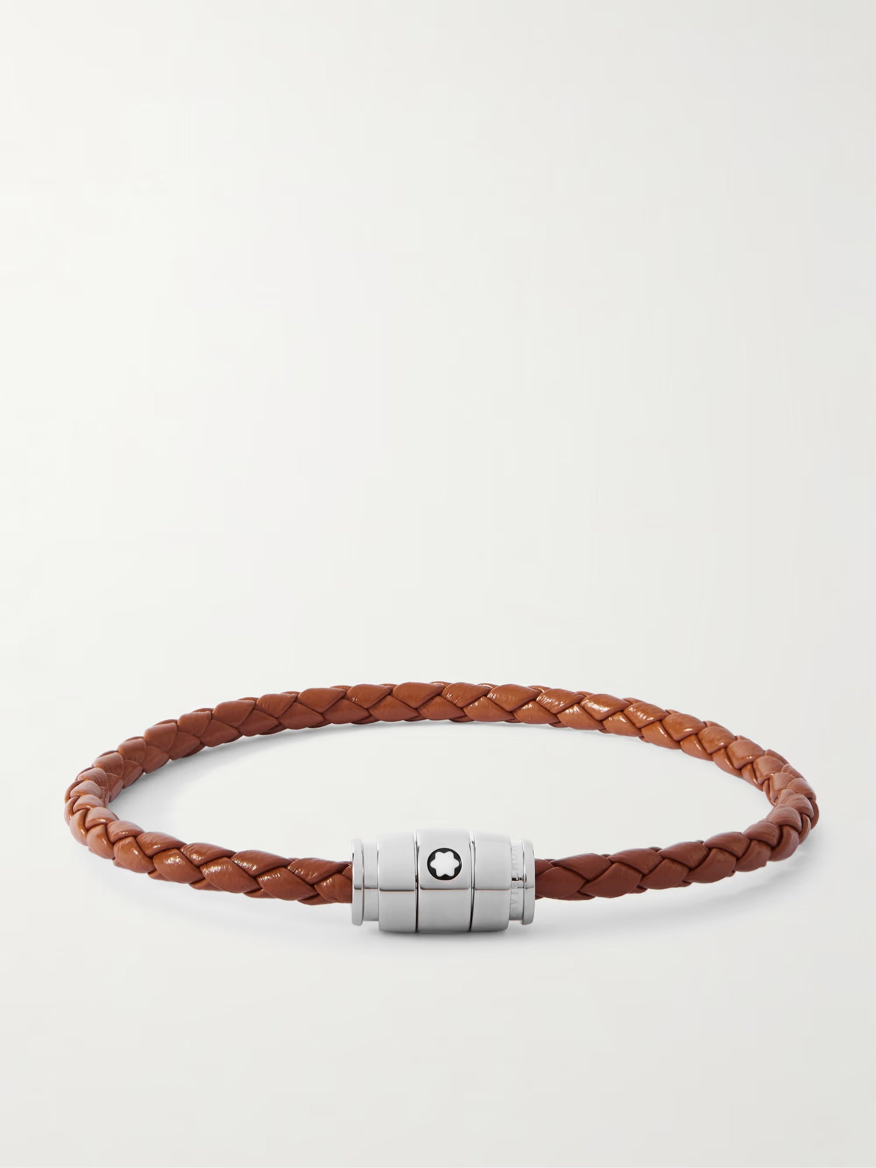 Pulseira Montblanc de Couro com Fecho em Aço - Cayenne